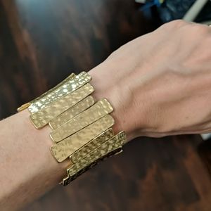 Hammered Cuff Bracelet